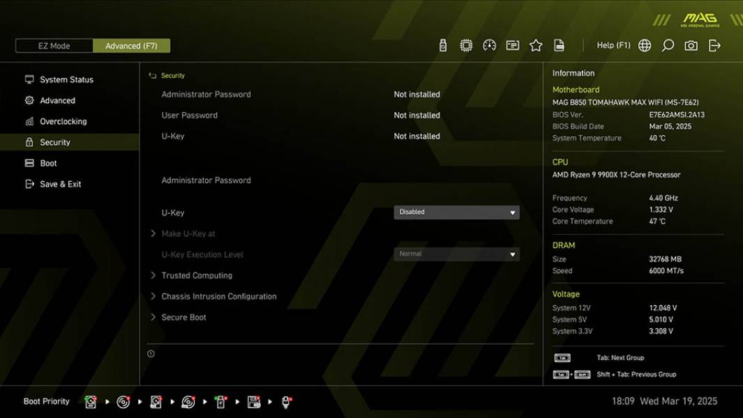 MSI MAG B850 TOMAHAWK MAX WIFI-4